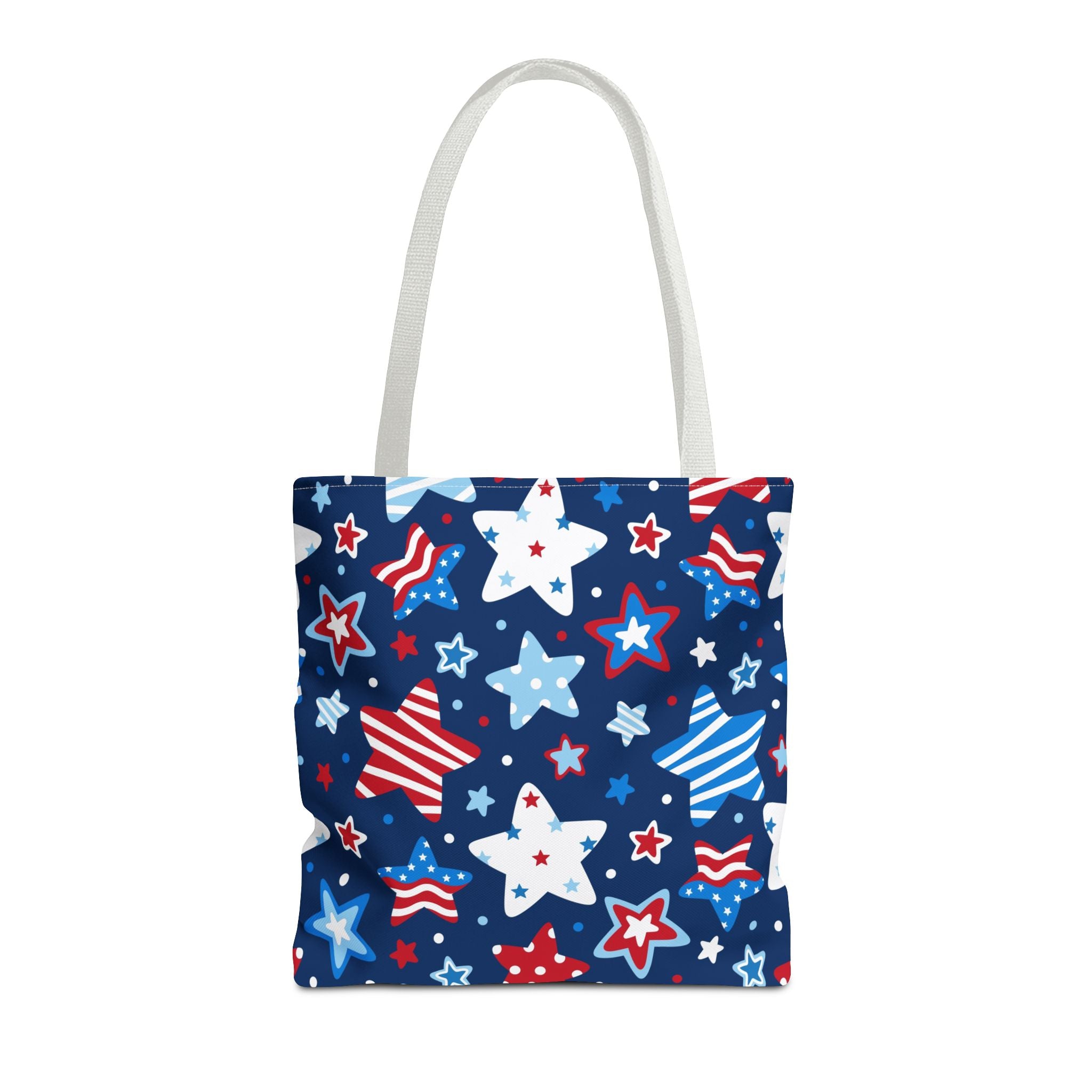 Patriotic Stars pattern Tote Bag | Red White Blue Fourth of July