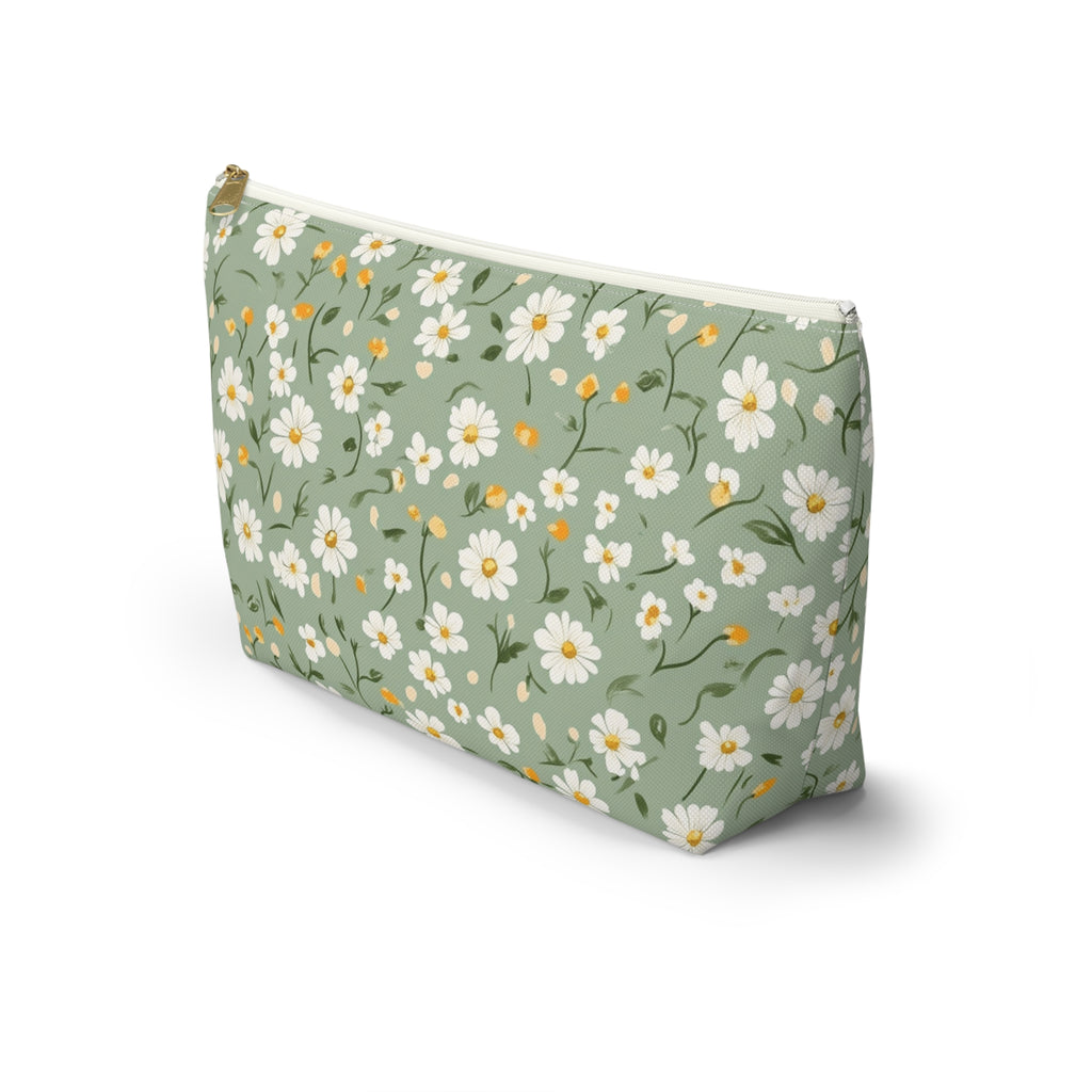 Daisy Floral Cosmetic Pouch