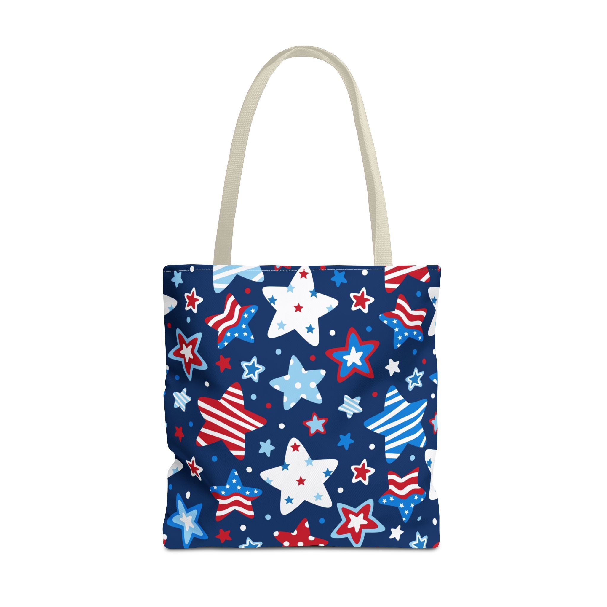 Patriotic Stars pattern Tote Bag | Red White Blue Fourth of July