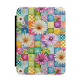 Patchwork Daisy Floral Kindle Case | Colorful Flower Quilt Pattern