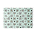 Daisy Pattern Glass Cutting Board | Floral Kitchen Decor
