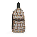 Daisy Pattern Sling Bag | Retro Floral Crossbody