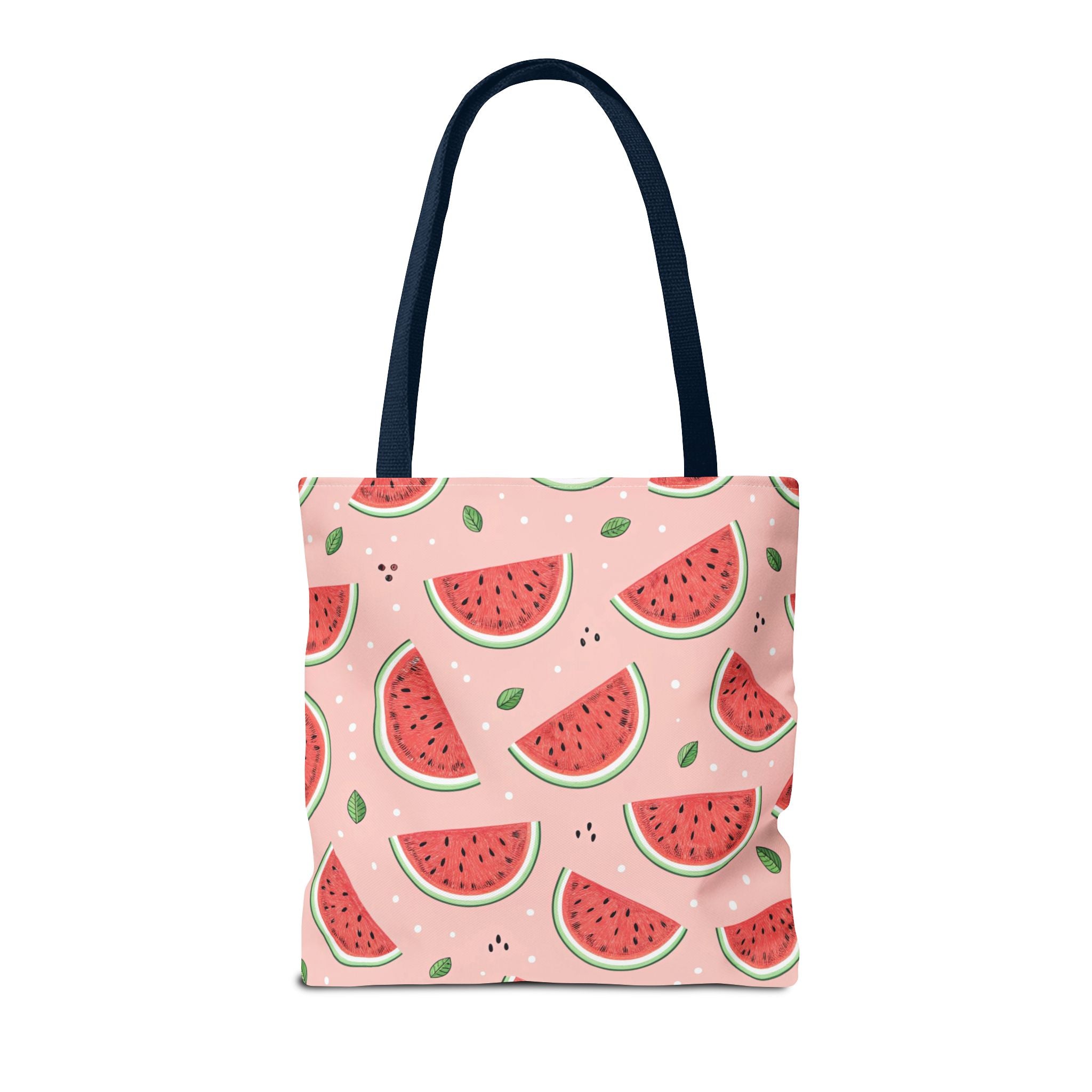 Watermelon Pattern Tote Bag | Pink Summer Fruit Print